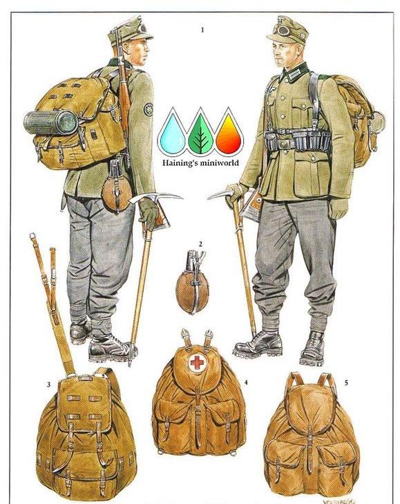 组图史上最全的二战中德军陆军单兵装备