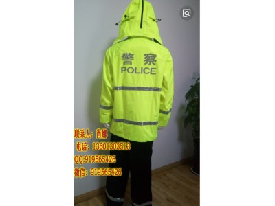 交警反光執勤服警察反光棉大衣